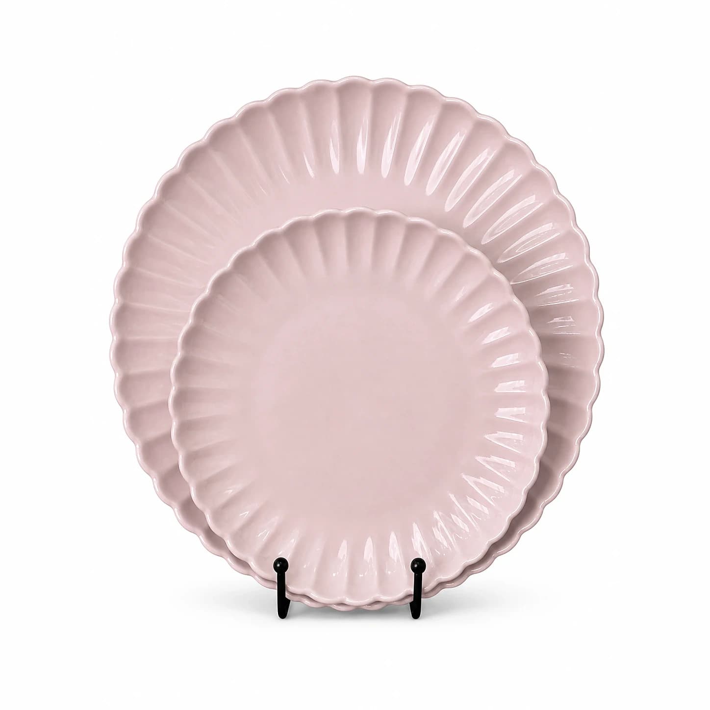 Plato concha trinche Rosa — Majov Eventos Mazatlán