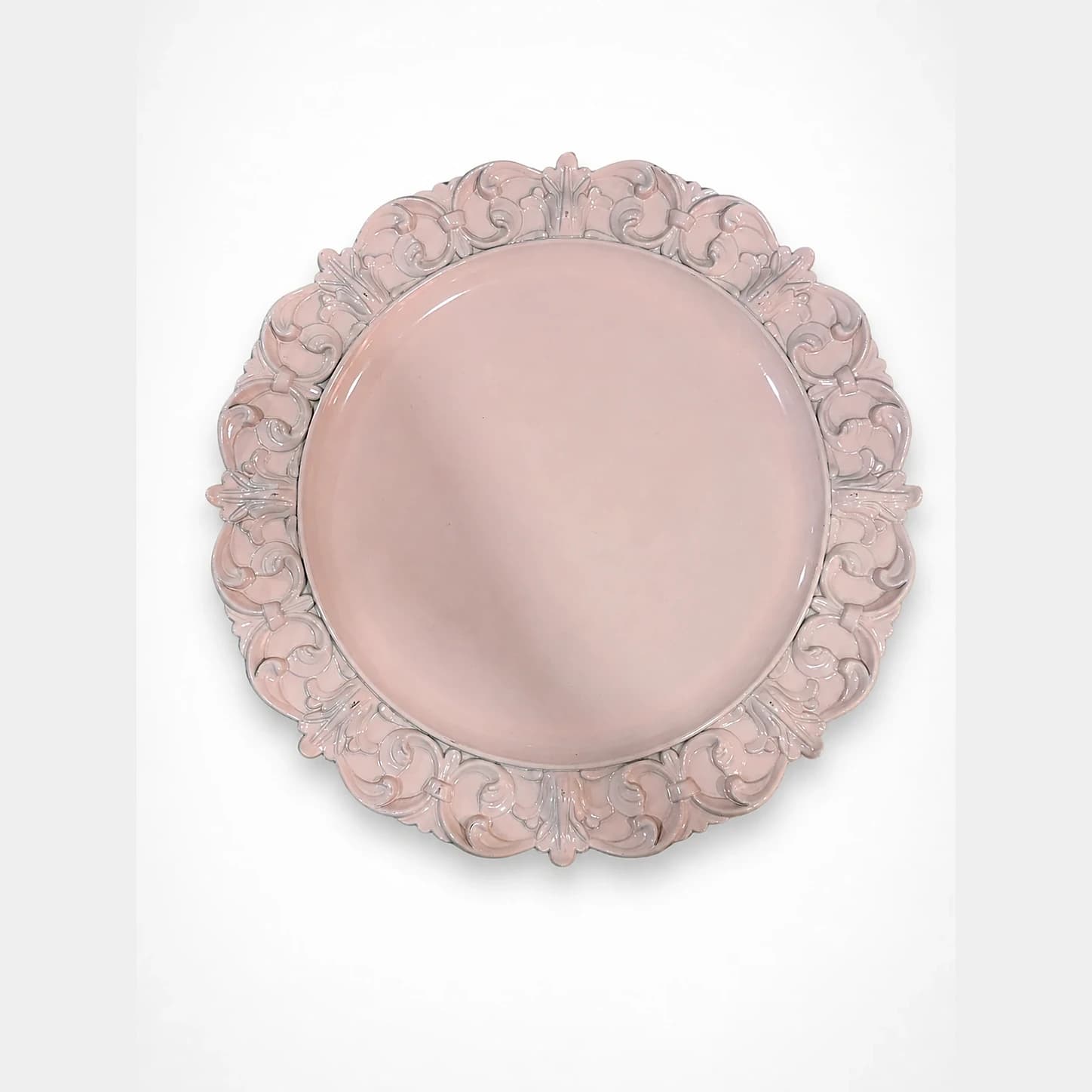 Plato Rococó Blush — Majov Eventos Mazatlán