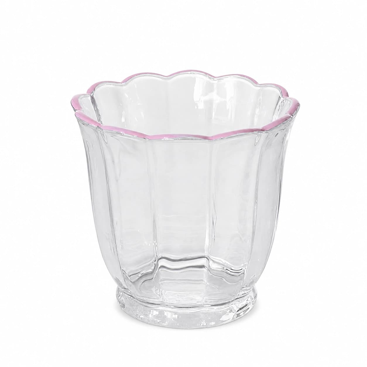 Vaso Pétalo Rosa — Majov Eventos Mazatlán